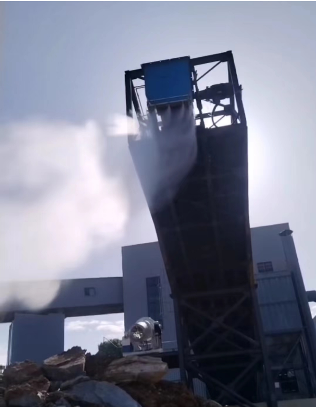 下料口干雾抑尘系统